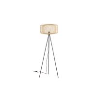Stojacia lampa v prírodnej farbe s ratanovým tienidlom (výška 146 cm) Jule – Geese