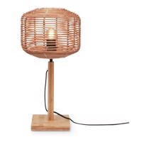Stolová lampa ratanovým tienidlom v prírodnej farbe (výška 40 cm) Tanami – Good&amp;Mojo
