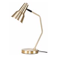 Stolová lampa s kovovým tienidlom v zlatej farbe (výška 44 cm) Valencia – it&#39;s about RoMi