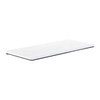Stredne tvrdý penový topper 80x200 cm Topper - MESONICA