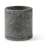 Súprava 2 tmavosivých kvetináčov Bonami Selection Terrazzo, ø 26 cm
