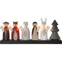 Svetelná dekorácia s vianočným motívom Forest Friends – Star Trading