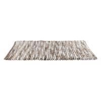 Svetlohnedá kúpeľňová predložka Wenko Smooth Taupe, 90 × 60 cm