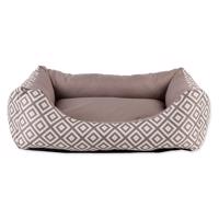 Svetlohnedý plyšový pelech pre psov 75x90 cm Dog Fantasy DeLuxe – Plaček Pet Products