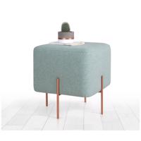 Svetlomodrý taburet Copper – Balcab Home