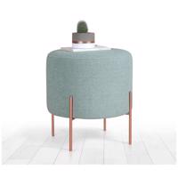 Svetlomodrý taburet Copper – Balcab Home