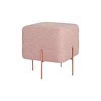 Svetloružový taburet Copper – Balcab Home