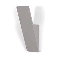 Svetlosivý nástenný oceľový háčik Angle – Spinder Design