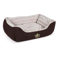 Tmavohnedý plyšový pelech pre psov 50x60 cm Scruffs Wilton – Plaček Pet Products