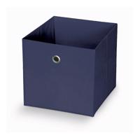 Tmavomodrý úložný box Domopak Stone, 30 x 30 cm
