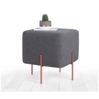 Tmavosivý taburet Copper – Balcab Home