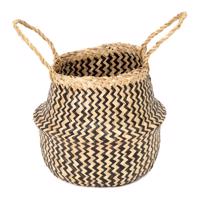 Úložný košík z morskej trávy Compactor Zic Zac, ⌀ 27 cm