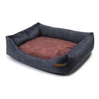 Vínovo-tmavosivý pelech pre psa 55x65 cm SoftBED Eco S – Rexproduct