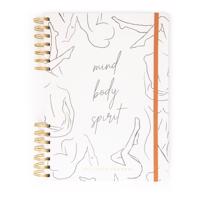 Wellness diár 200 stránok formát A4 Mind Body Spirit – DesignWorks Ink