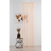 Záclona v lososovoružovej farbe 300x260 cm Voile - Mendola Fabrics
